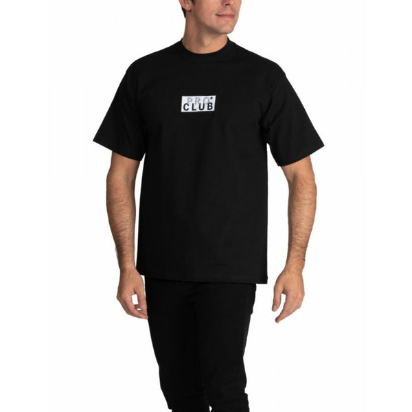Pro Club Heavyweight Short Sleeve Embroidered Box Logo Tee - WHITE