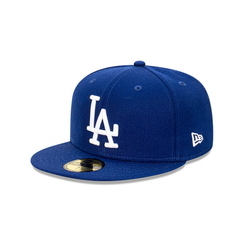 New Era 59FIFTY LOS ANGELES DODGERS Dark Royal/White with Patch