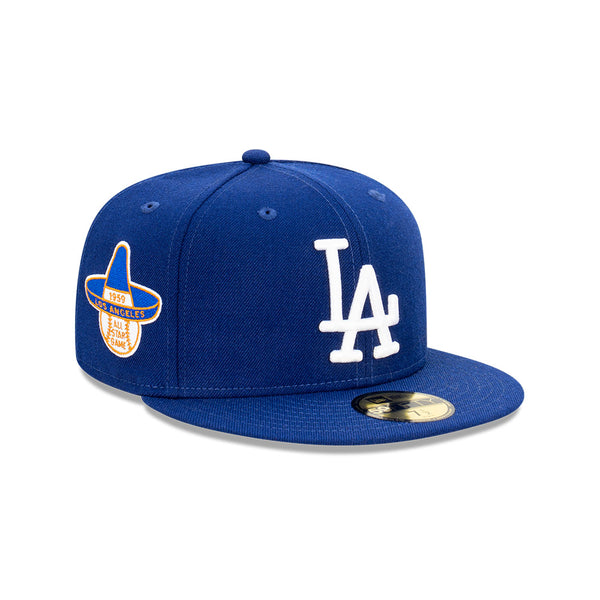 New Era 59FIFTY LOS ANGELES DODGERS Dark Royal/White with Patch