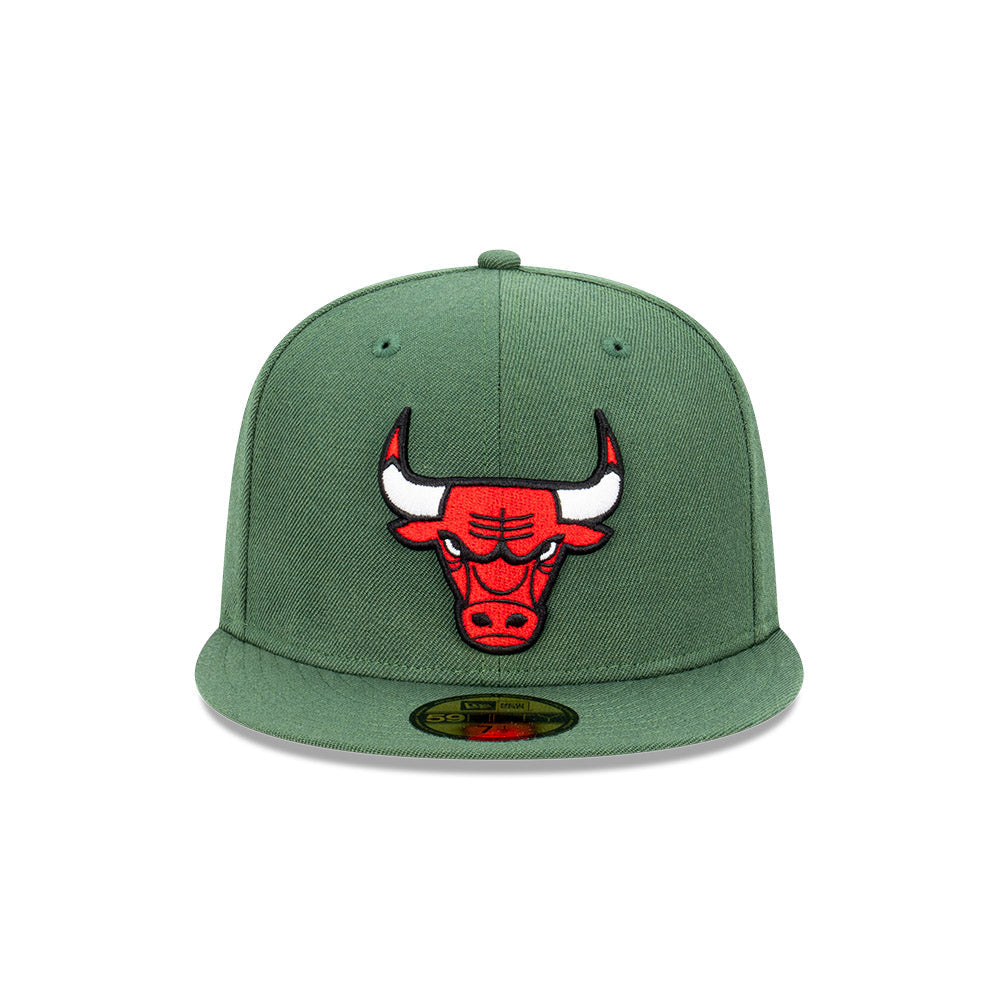 New Era 59FIFTY Royal on GREEN Bull