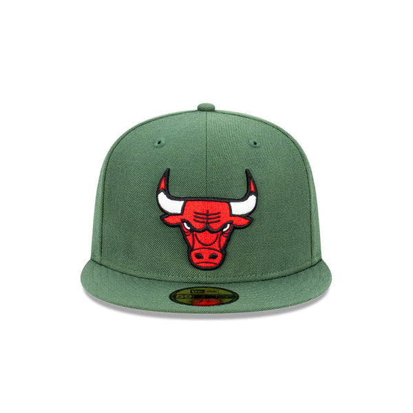New Era 59FIFTY Royal on GREEN Bull