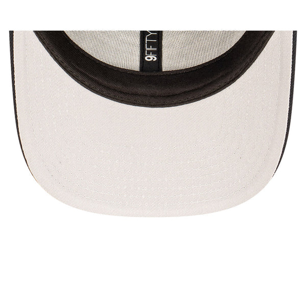 New Era 9Fifty Curved Peak - Double Front Logo, Word and Patch