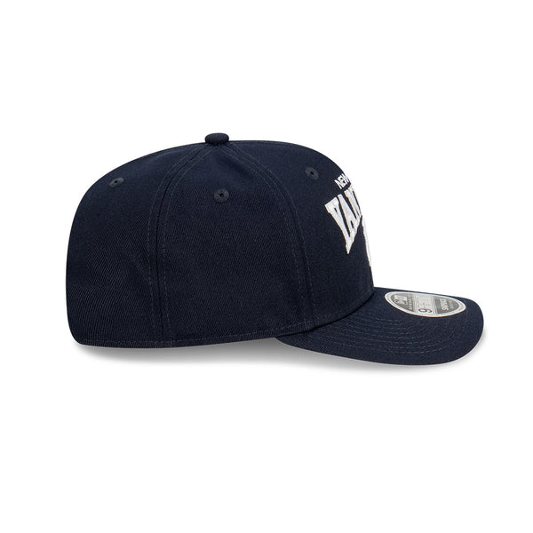 New Era 9Fifty Curved Peak - Double Front Logo, Word and Patch