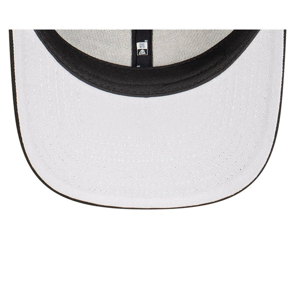 New Era 9Fifty Curved Peak - Double Front Logo, Word and Patch