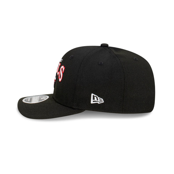 New Era 9Fifty Curved Peak - Double Front Logo, Word and Patch