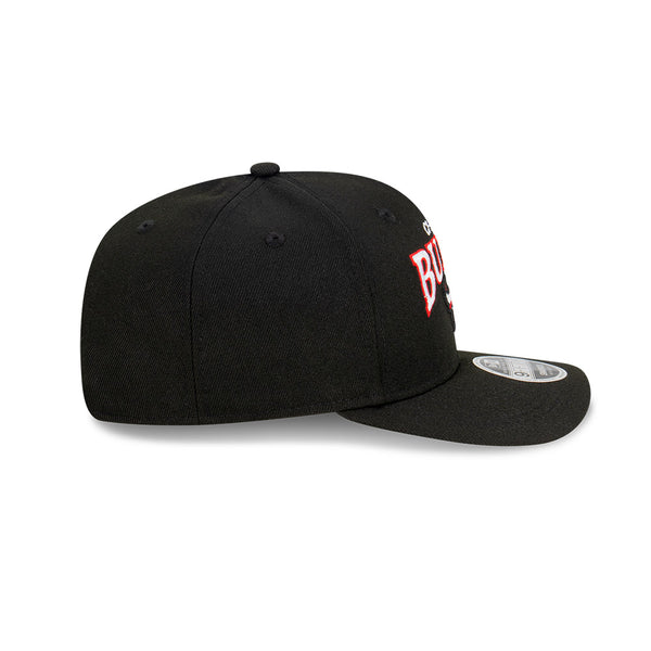 New Era 9Fifty Curved Peak - Double Front Logo, Word and Patch