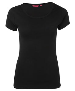LADIES SCOOP NECK TEE
