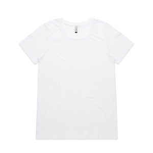 WO'S SHALLOW SCOOP TEE