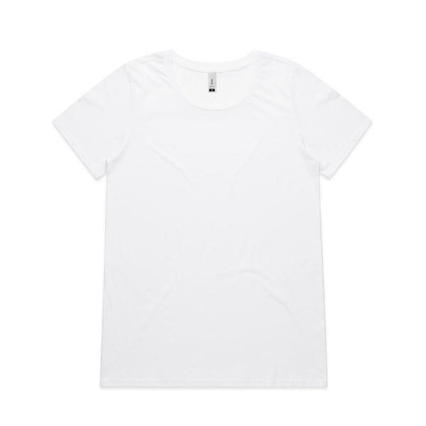 WO'S SHALLOW SCOOP TEE