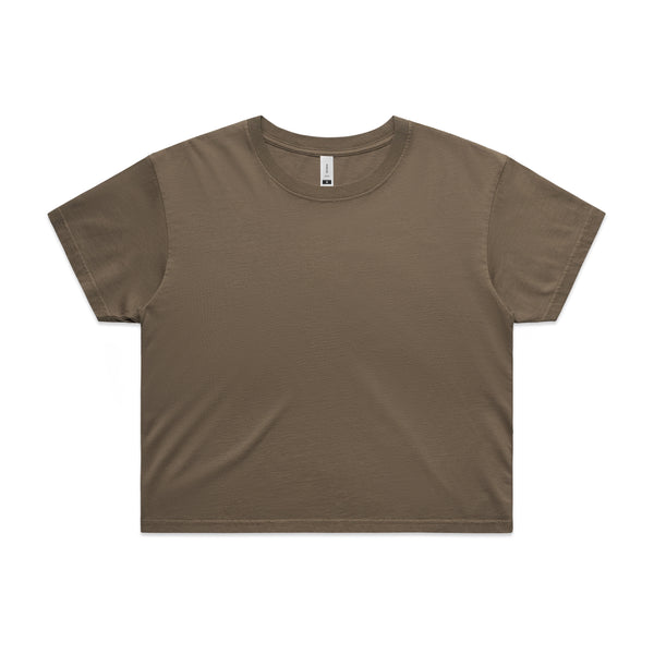 WO'S FADED CROP TEE