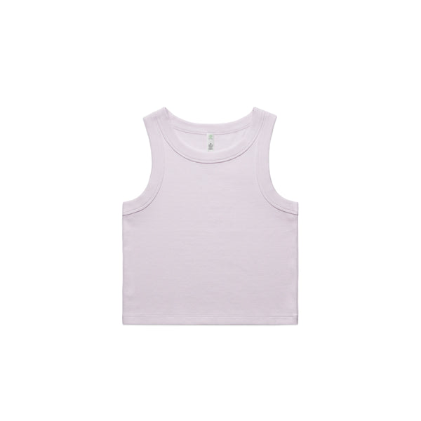 WO'S ORGANIC RIB CROP TANK