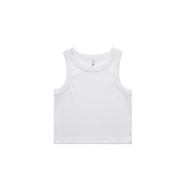 WO'S ORGANIC RIB CROP TANK