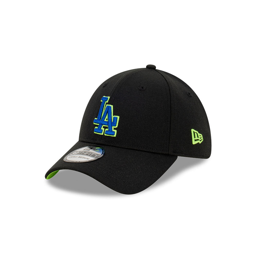NEW ERA 39THIRTY BLACK/GREEN/BLUE LA