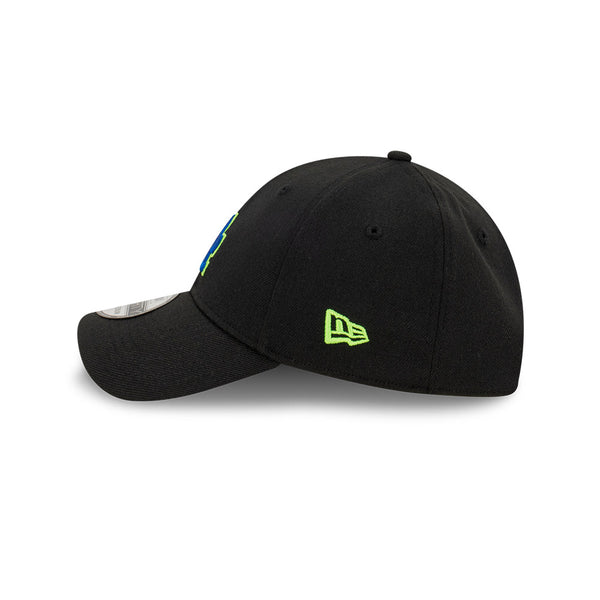 NEW ERA 39THIRTY BLACK/GREEN/BLUE LA