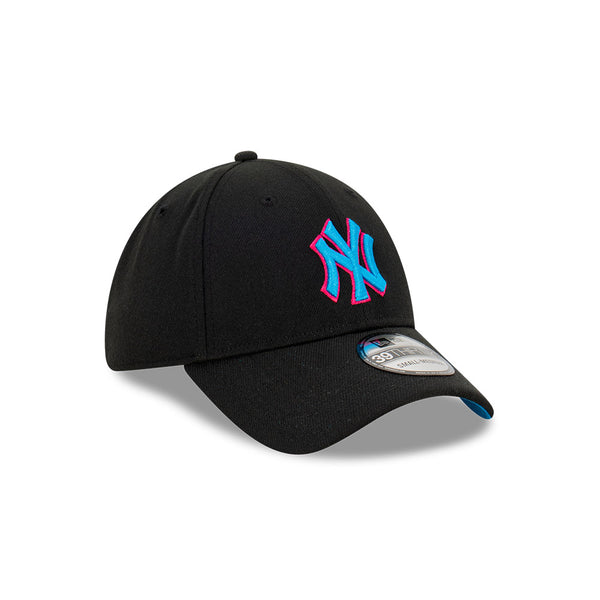 NEW ERA 39THIRTY BLACK/BLUE/MAGENTA NY
