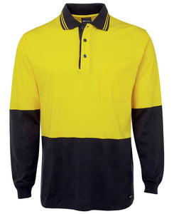 HI VIS L/S COTTON POLO