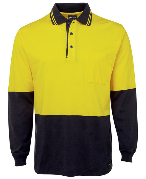 HI VIS L/S COTTON POLO