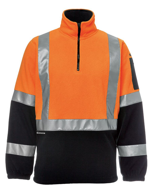 HI VIS (D+N) H PATTERN BIOMOTION 1/2 ZIP POLAR FLEECE