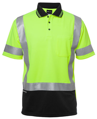 HI VIS S/S D+N H PATTERN TRAD POLO