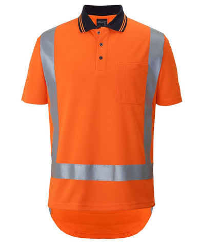 HI VIS (D+N) S/S NON CUFF TTMC-W17 TRADITIONAL POLO