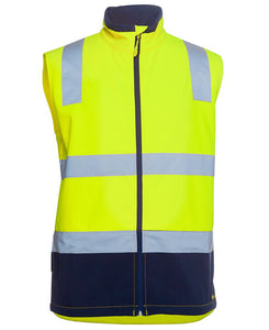 HI VIS |D+N| THREE LAYER SOFTSHELL VEST