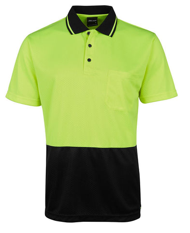 HI VIS JACQUARD NON CUFF POLO