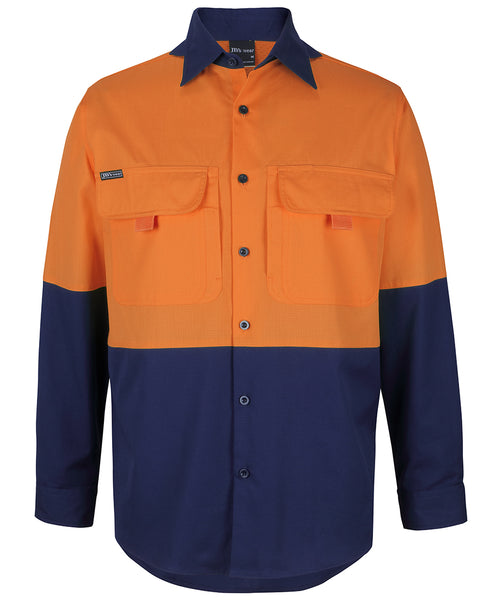 HI VIS RIPSTOP L/S FISHING SHIRT