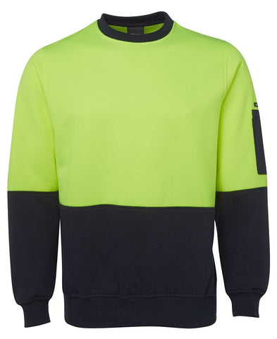 HI VIS FLEECY CREW