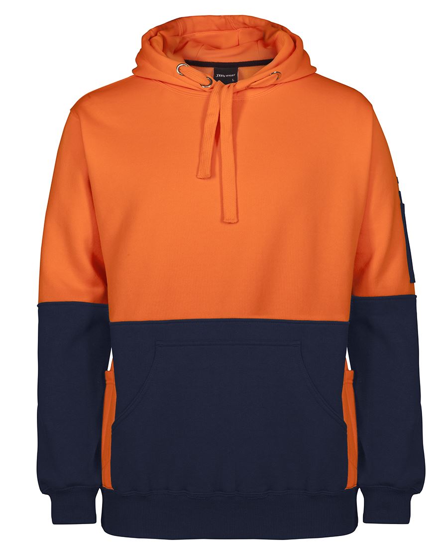 HI VIS 330G PULL OVER HOODIE