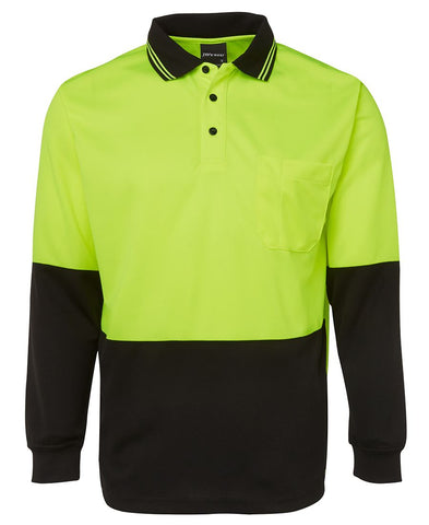 JB's Hi Vis L/S Trad Polo