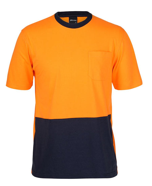 HI VIS CREW NECK COTTON T-SHIRT
