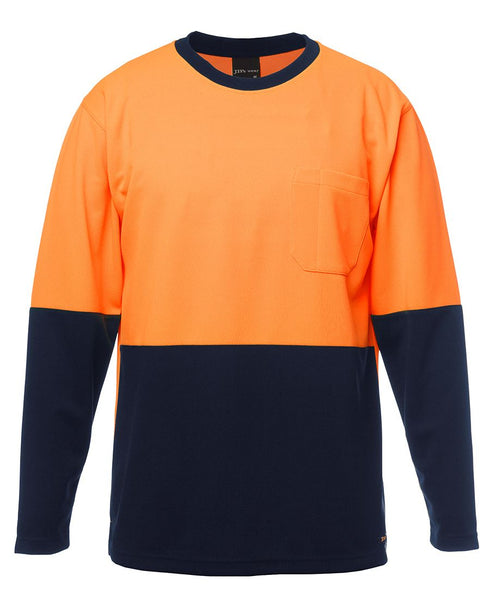 JB'S HI VIS LONG SLEEVE TRADITIONAL T-SHIRT