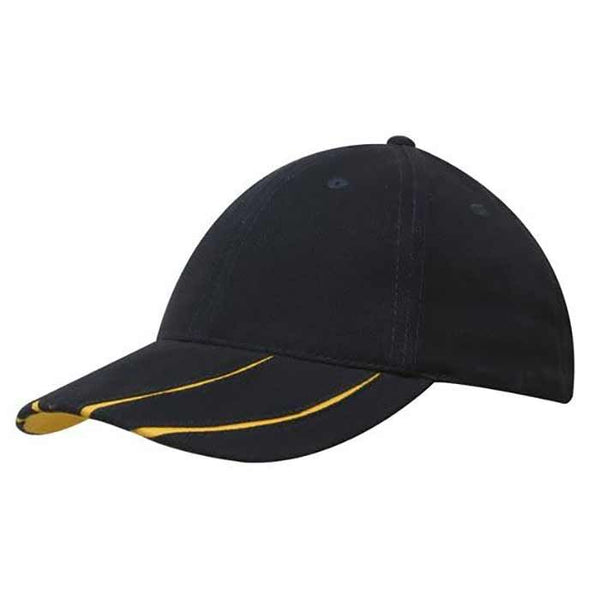 Headwear Brushed with Hi Vis Laminated Two-Tone Peak