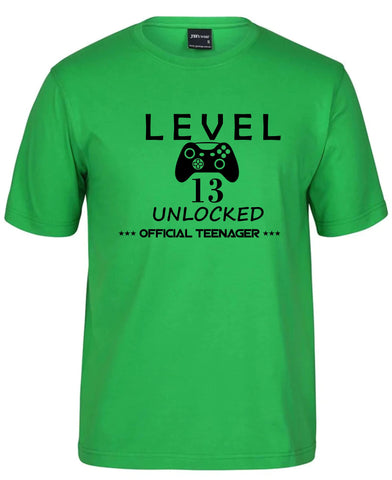 Ready to Print Design: "Level 13 Unlocked"